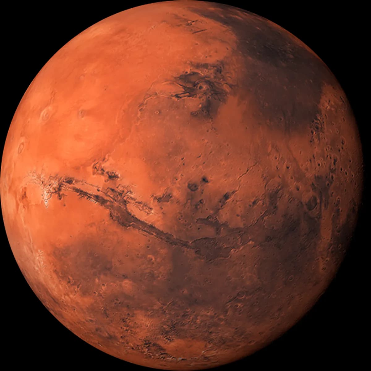 Mars planet background